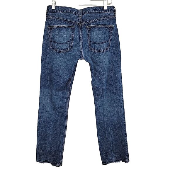 Bullhead Mens Jeans Actual Size 32x28 Dillon Skinny Frayed Hems Distressed - Picture 4 of 14